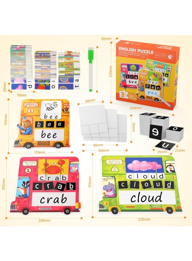 Random Numbers and Alphabets Card Puzzle – Educational Learning Toy for Kids - Image 4